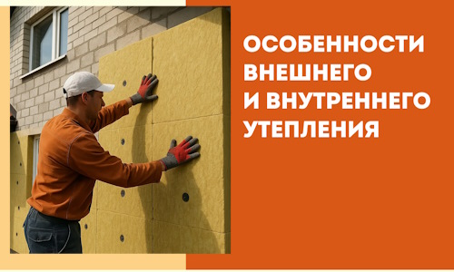 Какие особенности внешнего и внутреннего утепления в Коврове