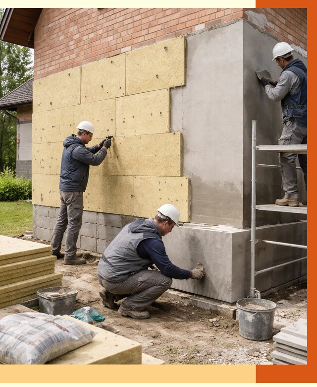 Утепление частного дома в Коврове под ключ от 7674 руб/м2 — недорого | ТепломастерКвр