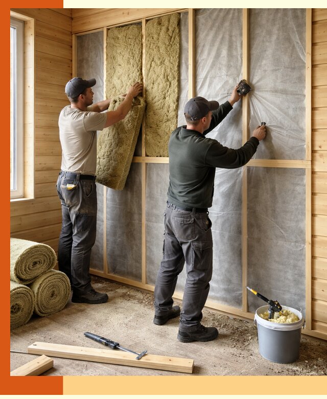 Утепление дома из минибруса в Коврове: комплексные теплоизоляционные работы