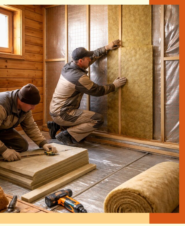 Утепление бани изнутри в Коврове под ключ от 4297 руб./м² | ТепломастерКвр