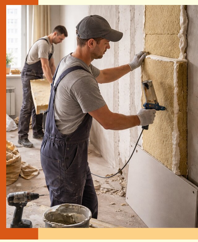 Утепление стен изнутри в Коврове — качественно и эффективно