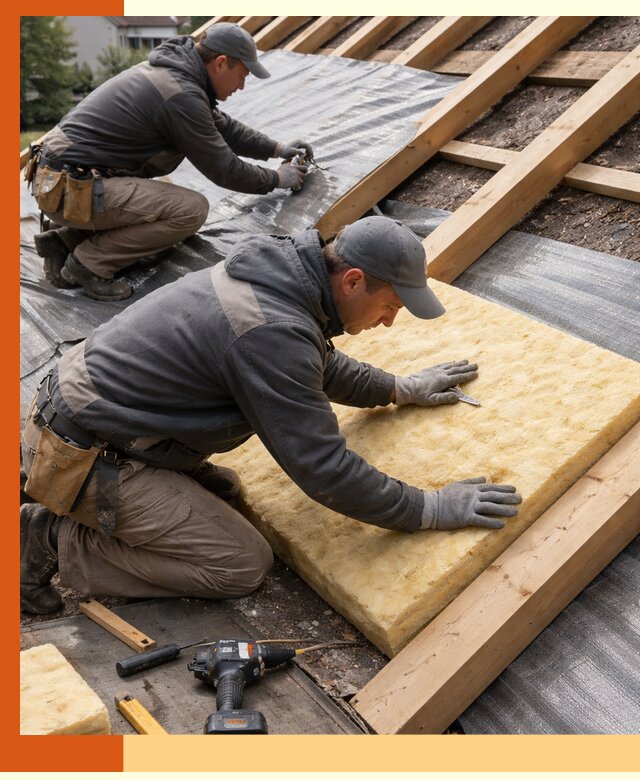 Профессиональное утепление крыши в Коврове качественно и надежно