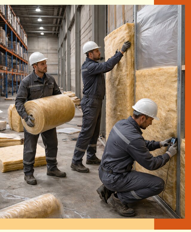 Утепление логистического центра в Коврове от 4604 руб/м² под ключ | ТепломастерКвр