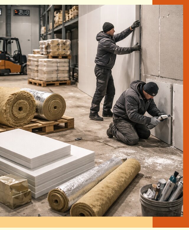 Утепление холодного склада в Коврове от 8697 руб/м2 — комплексное под ключ | ТепломастерКвр