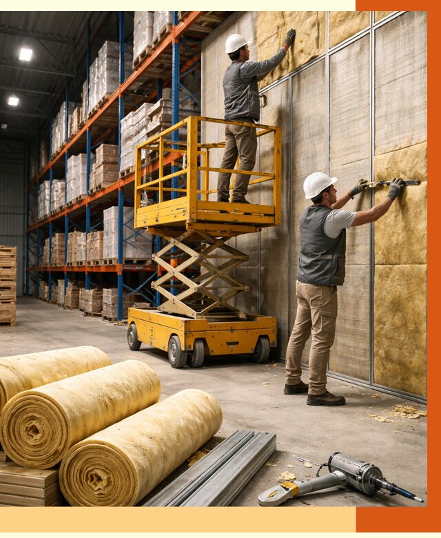 Утепление торгового склада в Коврове от 3274 руб/м2 — комплексно и под ключ | ТепломастерКвр