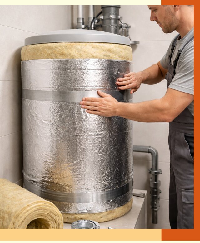 Утепление бойлера в Коврове от 4604 руб. под ключ | Утепление ППУ | ТепломастерКвр