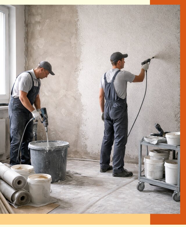 Утепление стен жидкой теплоизоляцией в Коврове от 4297 руб/м² | ТепломастерКвр