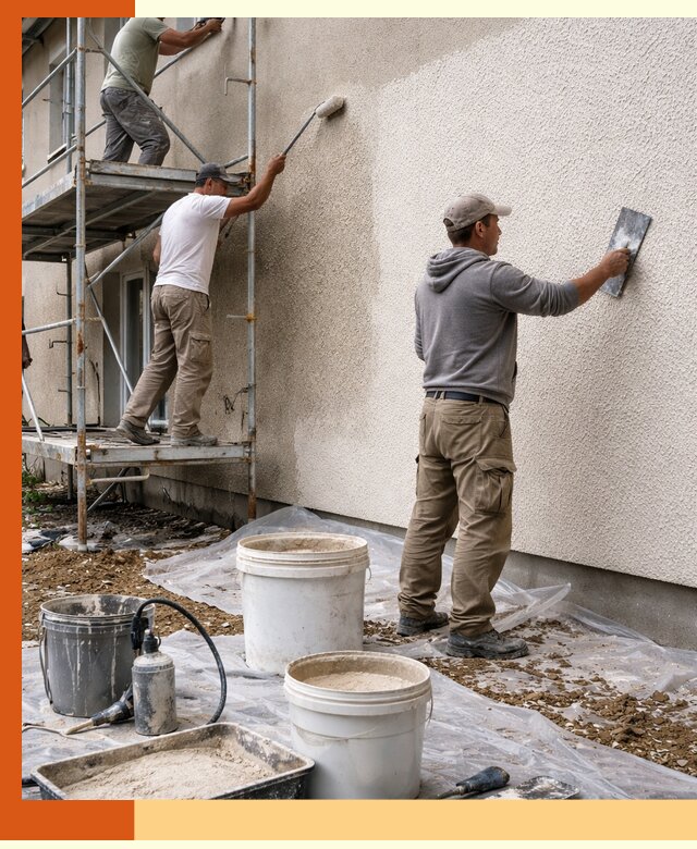 Утепление фасада жидкой пробкой в Коврове