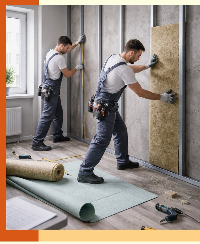 Шумоизоляция квартиры под ключ в Коврове — профессионально и гарантированно