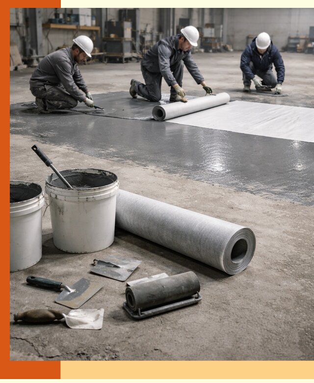 Гидроизоляция промышленного пола в Коврове — защита и долговечность