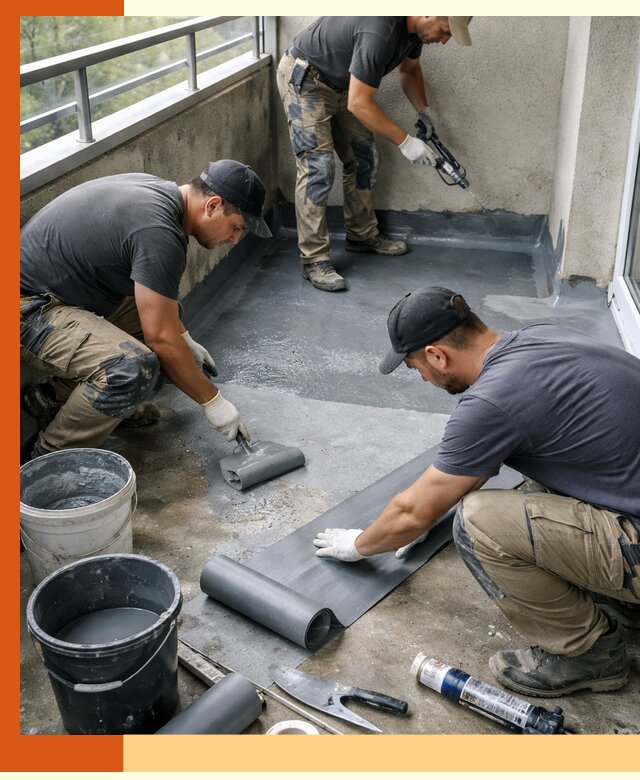 Гидроизоляция балкона в Коврове: надежная защита от протечек