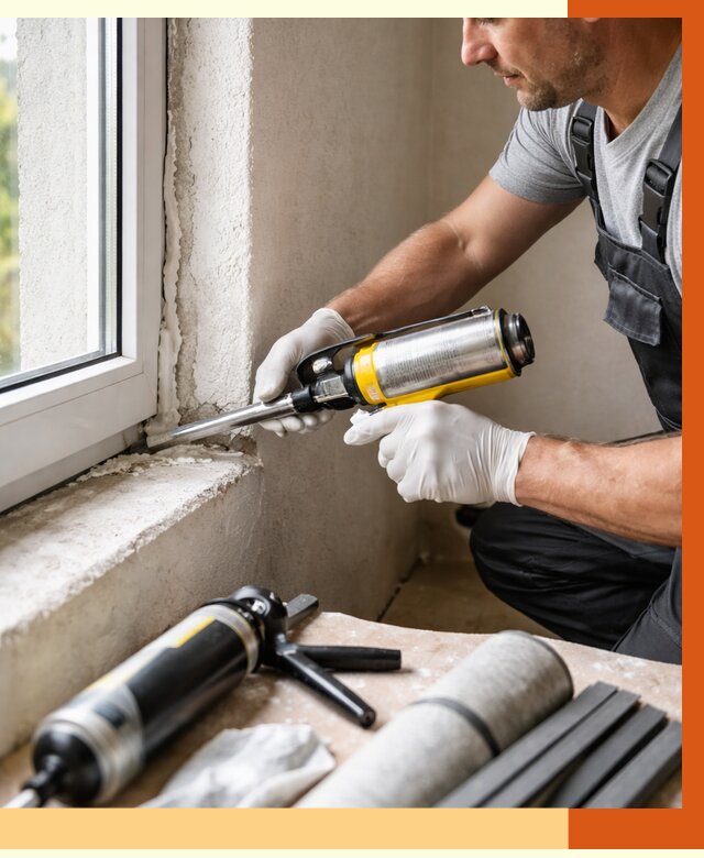 Герметизация стыков и примыканий в Коврове от 1228 руб. под ключ | ТепломастерКвр