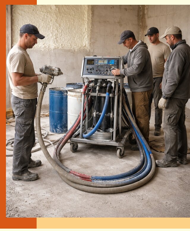 Аренда установки для напыления ППУ в Коврове на выгодных условиях